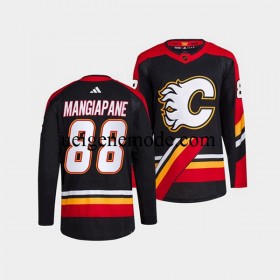Herren Calgary Flames Eishockey Trikot Andrew Mangiapane 88 Adidas 2022-2023 Reverse Retro Schwarz Authentic